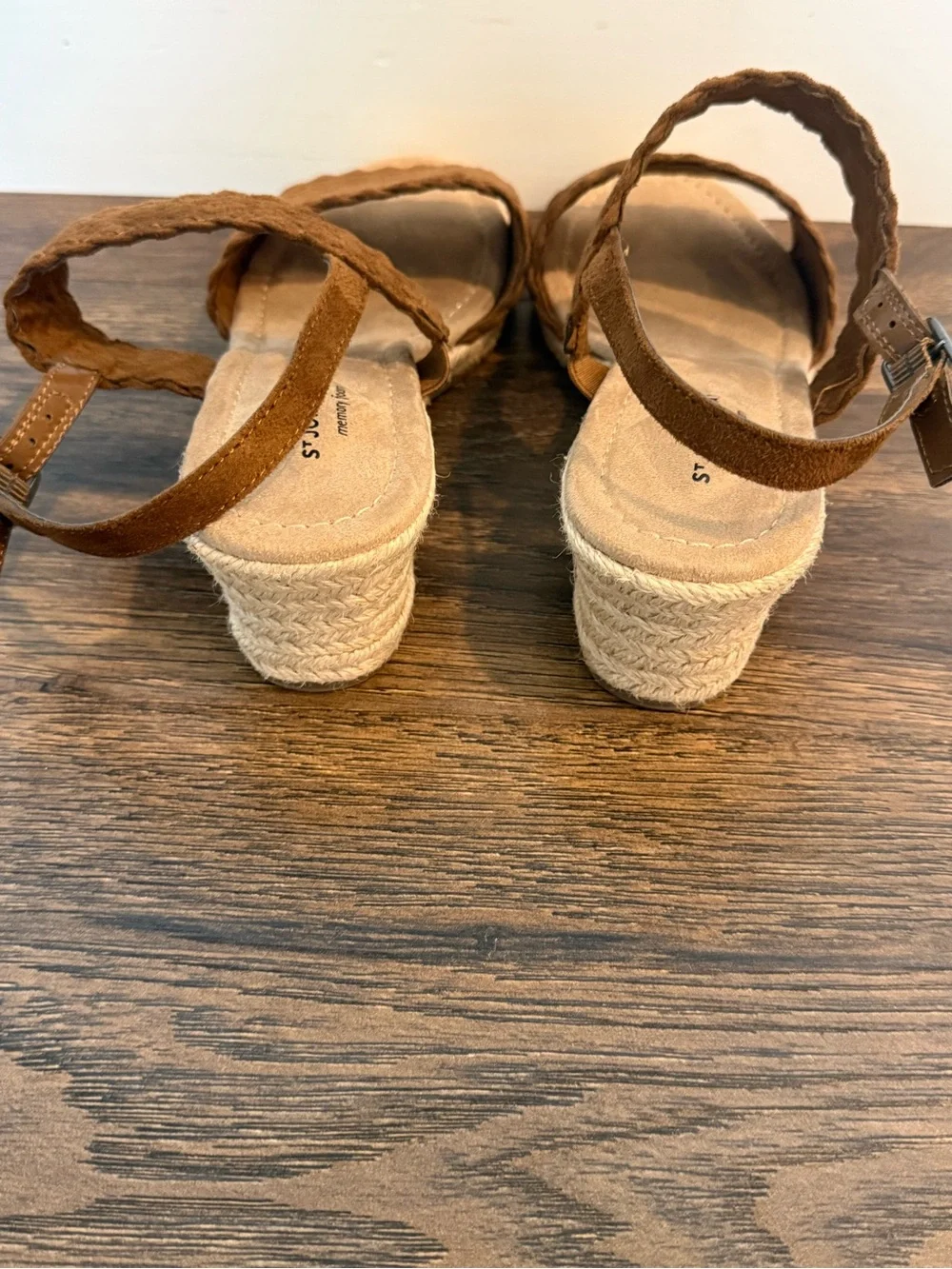 St. John's Bay Brown Braided Espadrille Sandals